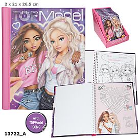Kolorowanka ze światełkiem LED i dźwiękiem Top Model Me BFF 13722A