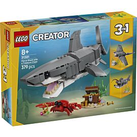 LEGO Creator 3w1 Groźny Rekin i skrzynia ze skarbem 31381