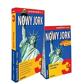 Nowy Jork 3w1 przewodnik + atlas + mapa
