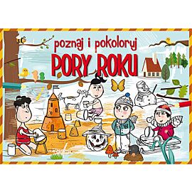 Poznaj i pokoloruj. Pory roku