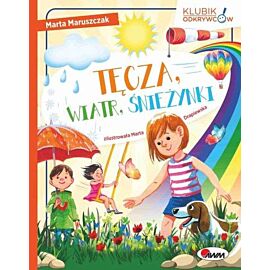 Tęcza wiatr śnieżynki klubik odkrywców