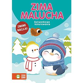 Zima malucha. Bałwankowe kolorowanie