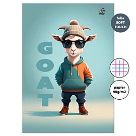 Zeszyt A4 32k.w kratkę kolor Goat  90g