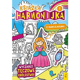 Książka harmonijka. Wyczaruj tęczowe królestwo cz.1