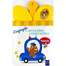 Pojazdy. Książeczki z gryzakiem i grzechotką