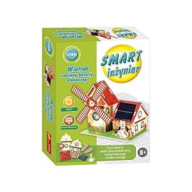 SMART inżynier Wiatrak zasilany baterią słoneczną