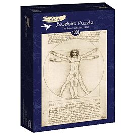Puzzle Człowiek Witruwiański Leonardo da Vinci 1000