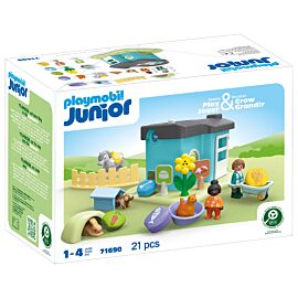 Playmobil JUNIOR Hotel dla zwierząt z dozownikiem pokarmu 71690