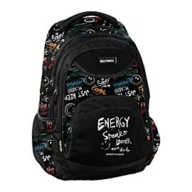 Plecak 3-komorowy Smiley Energy BeUniq SM26LA-2708