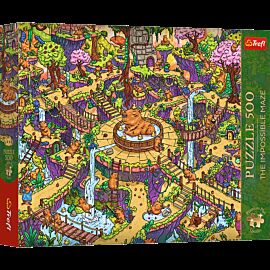 Puzzle 500 Trefl Premium Plus The Impossible Maze Zabawne Kapibary 37631