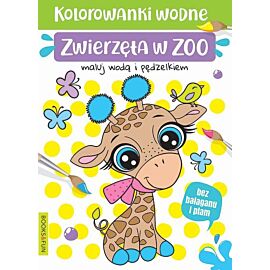 Zwierzęta w ZOO. Kolorowanki wodna
