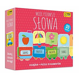 Moje pierwsze słowa. Puzzle + książka