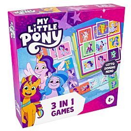 My Little Pony gra 3w1 (Lotto,Domino,Memo) MLP