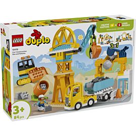 LEGO Duplo Plac budowy z pojazdami 3w1 10476