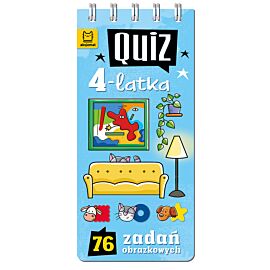 Quiz 4-latka. 76 zadań obrazkowych