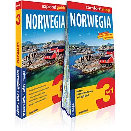 Norwegia 3w1 przewodnik + atlas + mapa