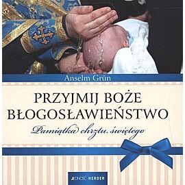 Przyjmij boże błogosławieństwo pamiątka chrztu świętego tw