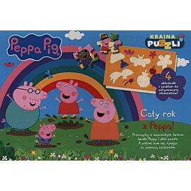Peppa Pig. Kraina puzzli. Cały rok z Peppą