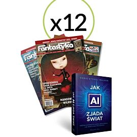 Nowa Fantastyka - Prenumerata roczna z książką "Jak AI zjada świat" w prezencie