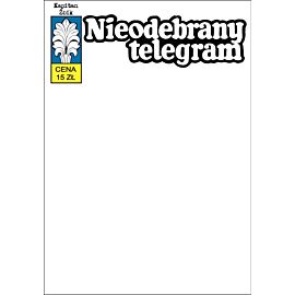 Kapitan Żbik - 51 - Nieodebrany telegram (okładka blank)