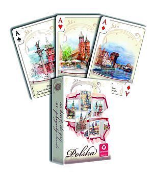 Karty do gry Polska akwarele